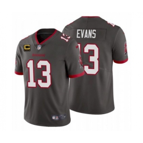 Men's Tampa Bay Buccaneers 2022 13 Mike Evans Black With 4-star C Patch Vapor Untouchable Limited Stitched NFL Jersey