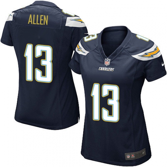 Women's Nike Los Angeles Chargers 13 Keenan Allen Game Navy Blue Team Color NFL Jersey