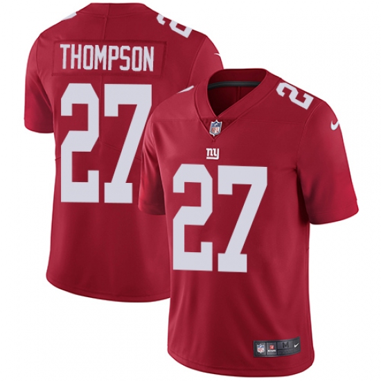 Youth Nike New York Giants 27 Darian Thompson Elite Red Alternate NFL Jersey
