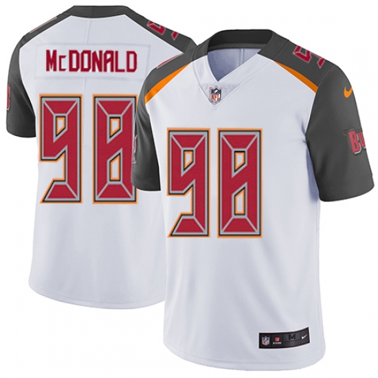 Youth Nike Tampa Bay Buccaneers 98 Clinton McDonald Elite White NFL Jersey