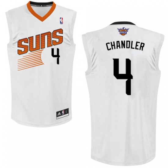 Women's Adidas Phoenix Suns 4 Tyson Chandler Swingman White Home NBA Jersey