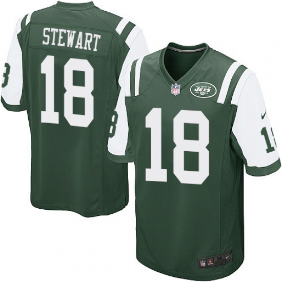 Men's Nike New York Jets 18 ArDarius Stewart Game Green Team Color NFL Jersey