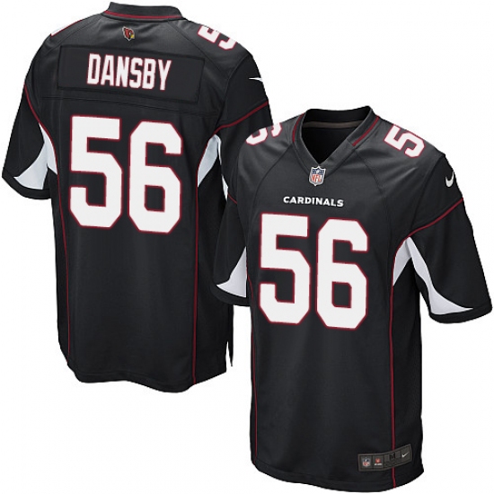 Men's Nike Arizona Cardinals 56 Karlos Dansby Game Black Alternate NFL Jersey