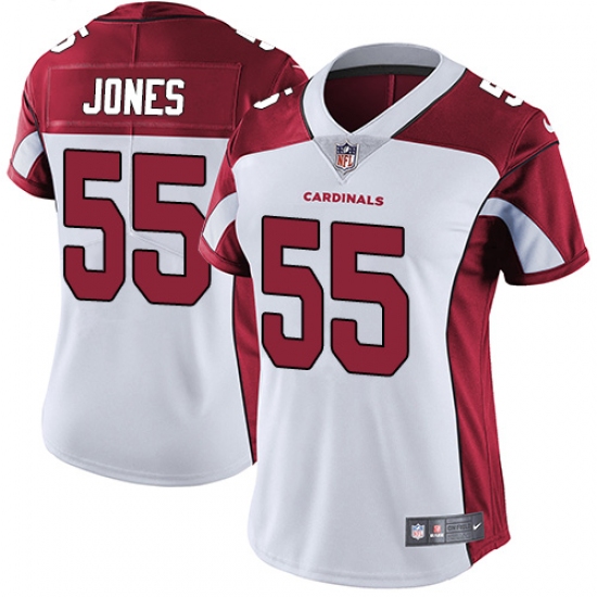 Women's Nike Arizona Cardinals 55 Chandler Jones White Vapor Untouchable Limited Player NFL Jersey