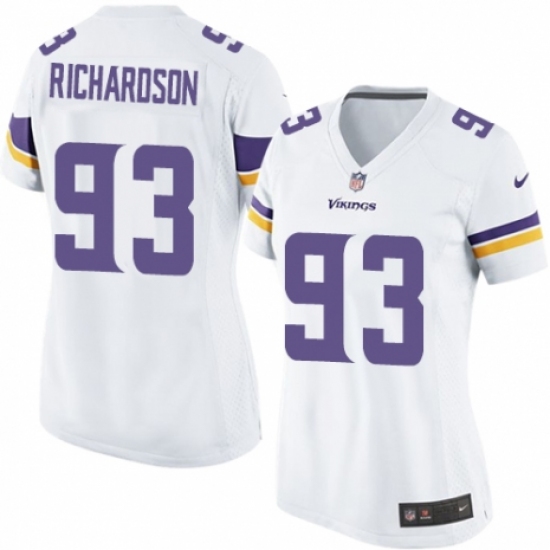Women's Nike Minnesota Vikings 93 Sheldon Richardson Game White NFL Jersey