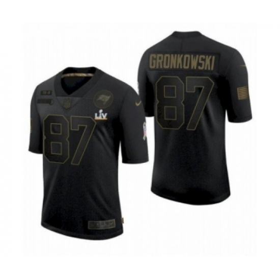 Youth Tampa Bay Buccaneers 87 Salute To Service Jersey Super Bowl LV