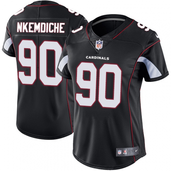 Women's Nike Arizona Cardinals 90 Robert Nkemdiche Black Alternate Vapor Untouchable Limited Player NFL Jersey