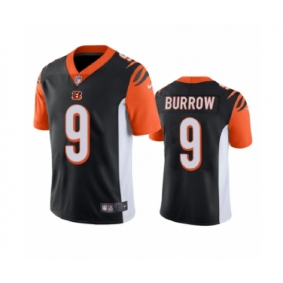 Cincinnati Bengals 9 Joe Burrow Black 2020 NFL Draft Vapor Limited Jersey