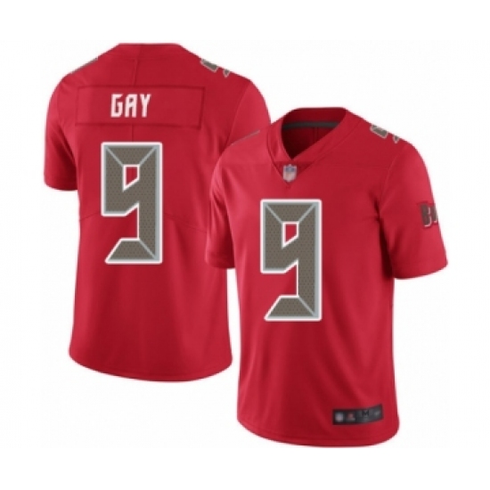 Youth Tampa Bay Buccaneers 9 Matt Gay Limited Red Rush Vapor Untouchable Football Jersey