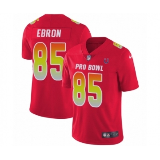 Men's Nike Indianapolis Colts 85 Eric Ebron Limited Red AFC 2019 Pro Bowl NFL Jersey