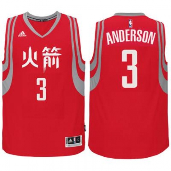 adidas Houston Rockets 3 Ryan Anderson Red Chinese New Year Swingman Jersey