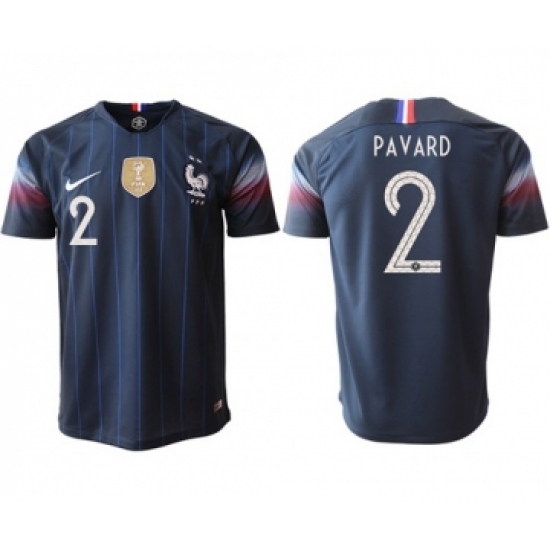 France 2 Pavard Home Thai Version Soccer Country Jersey
