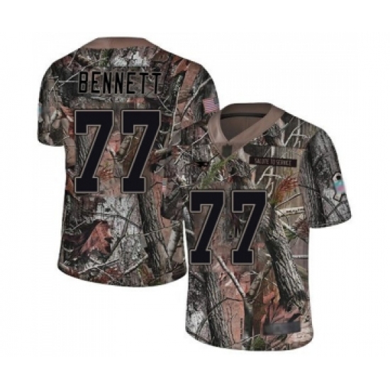 Youth New England Patriots 77 Michael Bennett Camo Untouchable Limited Football Jersey