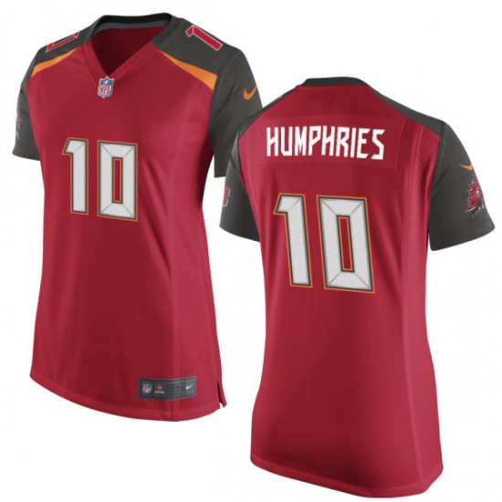 Women's Nike Tampa Bay Buccaneers 10 Adam Humphries Game Red Team Color NFL Jersey