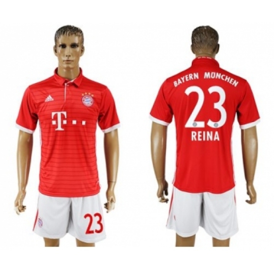 Bayern Munchen 23 Reina Home Soccer Club Jersey