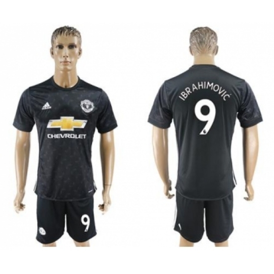 Manchester United 9 Ibrahimovic Away Soccer Club Jersey