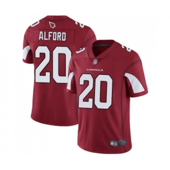 Men's Arizona Cardinals 20 Robert Alford Red Team Color Vapor Untouchable Limited Player Football Jersey