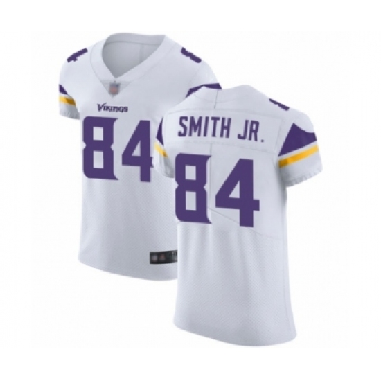 Men's Minnesota Vikings 84 Irv Smith Jr. White Vapor Untouchable Elite Player Football Jersey