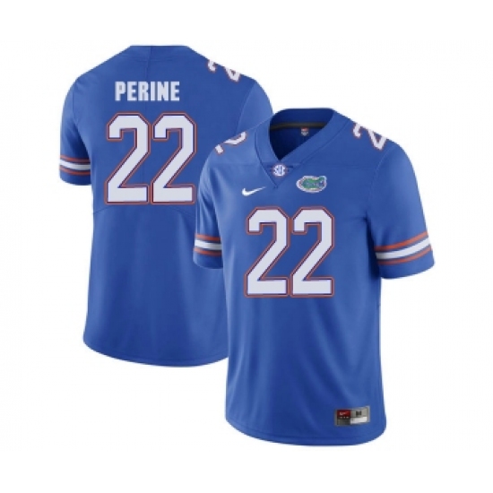 Florida Gators 22 Lamical Perine Blue College Football Jersey