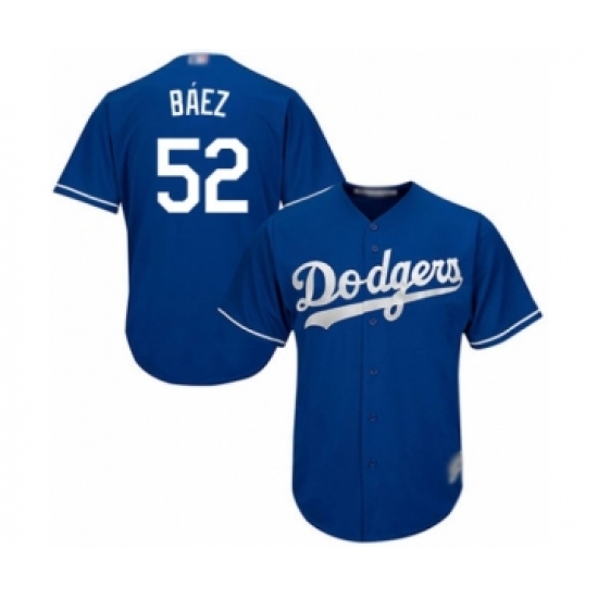 Men's Los Angeles Dodgers 52 Pedro Baez Royal Blue Alternate Flex Base Authentic Collection Baseball Player Jersey