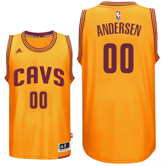 Cleveland Cavaliers 00 Chris Andersen New Swingman Gold Alternate Jersey