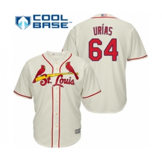 Youth St. Louis Cardinals 64 Ramon Urias Authentic Cream Alternate Cool Base Baseball Player Jersey