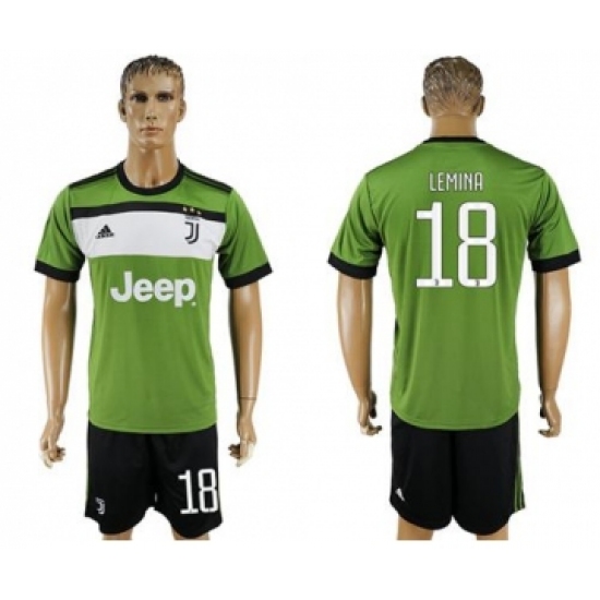 Juventus 18 Lemina SEC Away Soccer Club Jersey