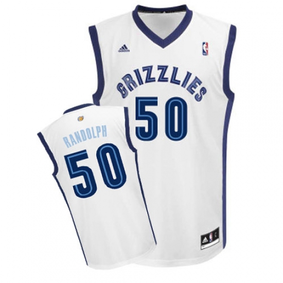 Men's Adidas Memphis Grizzlies 50 Zach Randolph Swingman White Home NBA Jersey