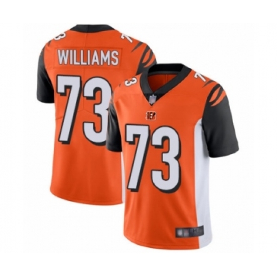 Youth Cincinnati Bengals 73 Jonah Williams Orange Alternate Vapor Untouchable Limited Player Football Jersey