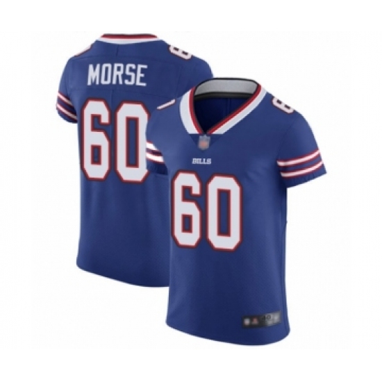 Men's Buffalo Bills 60 Mitch Morse Royal Blue Team Color Vapor Untouchable Elite Player Football Jersey
