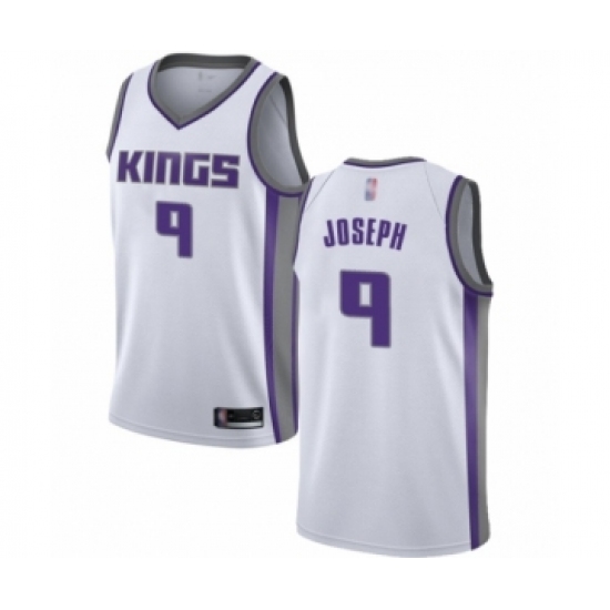 Women's Sacramento Kings 9 Cory Joseph Swingman White Basketball Jersey - Association Edition