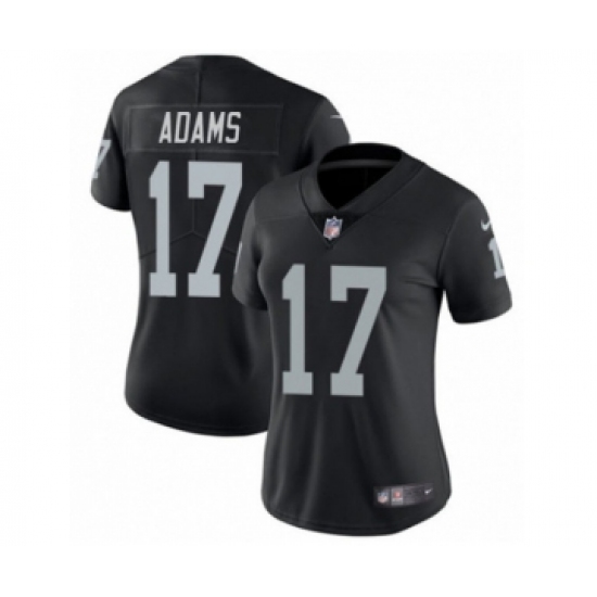 Women's Las Vegas Raiders 17 Davante Adams Black Vapor Untouchable Limited Stitched Jersey