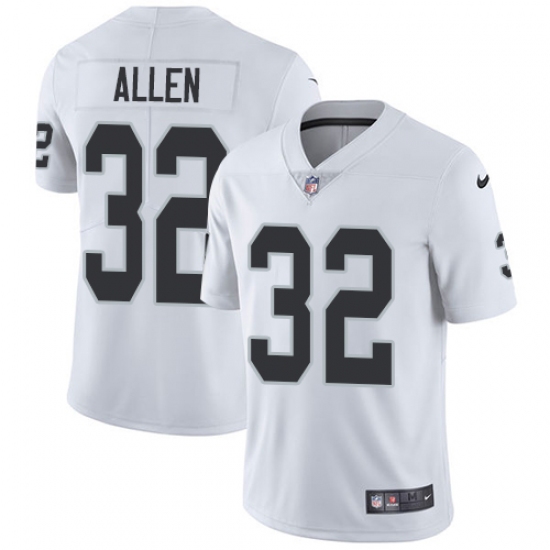 Youth Nike Oakland Raiders 32 Marcus Allen White Vapor Untouchable Limited Player NFL Jersey