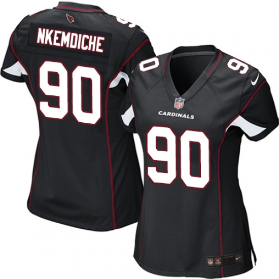 Women's Nike Arizona Cardinals 90 Robert Nkemdiche Game Black Alternate NFL Jersey