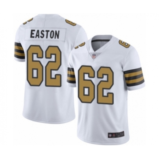 Youth New Orleans Saints 62 Nick Easton Limited White Rush Vapor Untouchable Football Jersey