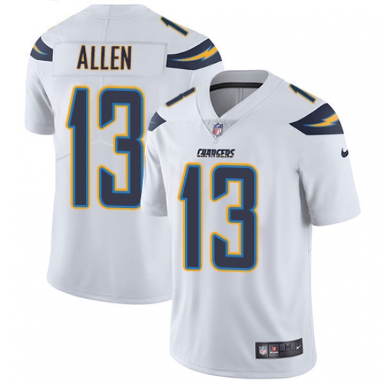 Youth Nike Los Angeles Chargers 13 Keenan Allen Elite White NFL Jersey