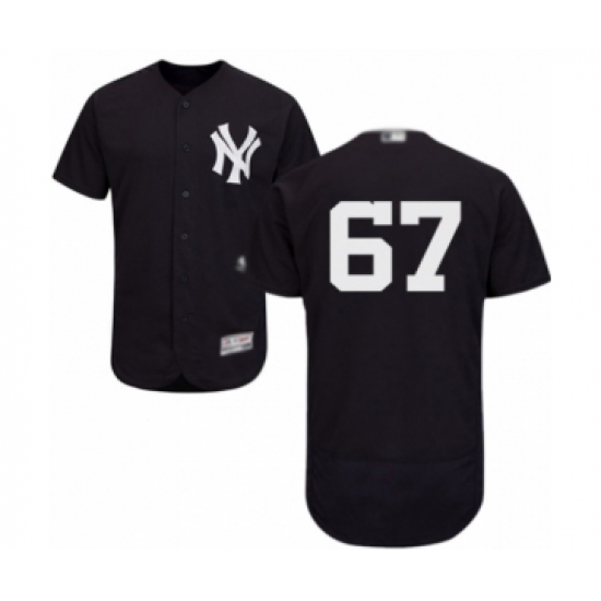 Men's New York Yankees 67 Nestor Cortes Jr. Navy Blue Alternate Flex Base Authentic Collection Baseball Player Jersey