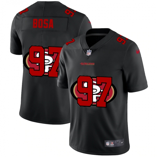 Men's San Francisco 49ers 97 Nick Bosa Black Nike Black Shadow Edition Limited Jersey