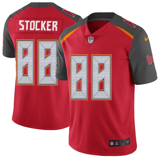 Youth Nike Tampa Bay Buccaneers 88 Luke Stocker Red Team Color Vapor Untouchable Limited Player NFL Jersey