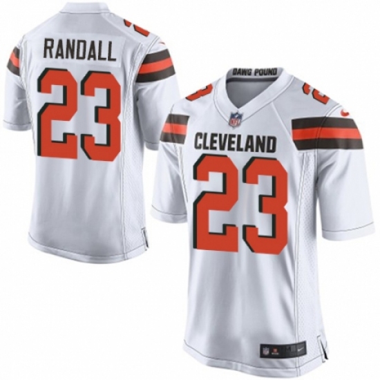 Men's Nike Cleveland Browns 23 Damarious Randall Game White NFL Jersey