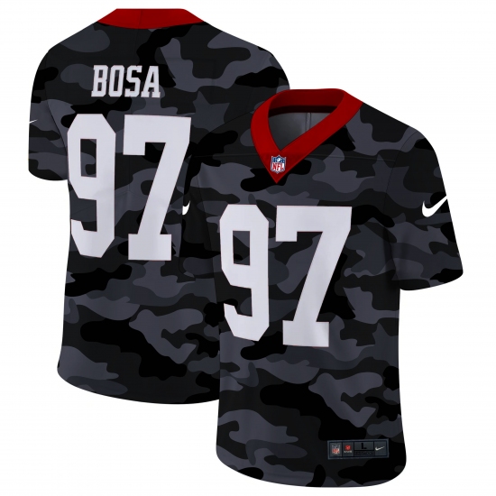 Men's San Francisco 49ers 97 Nick Bosa Camo 2020 Nike Limited Jersey