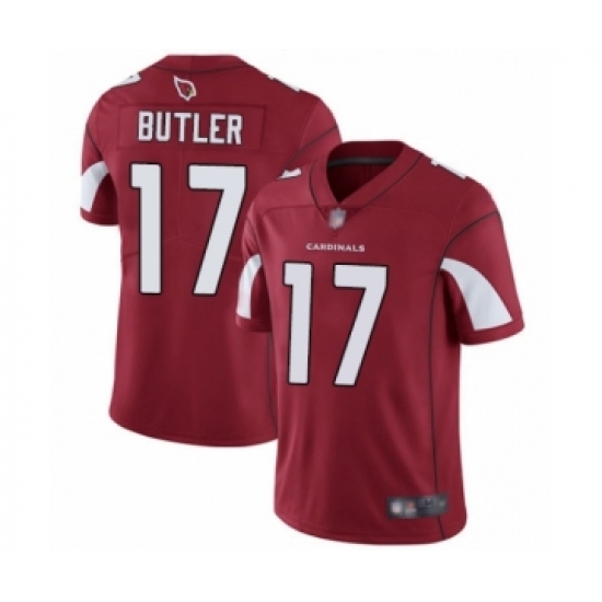 Men's Arizona Cardinals 17 Hakeem Butler Red Team Color Vapor Untouchable Limited Player Football Jersey