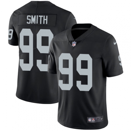 Youth Nike Oakland Raiders 99 Aldon Smith Black Team Color Vapor Untouchable Limited Player NFL Jersey