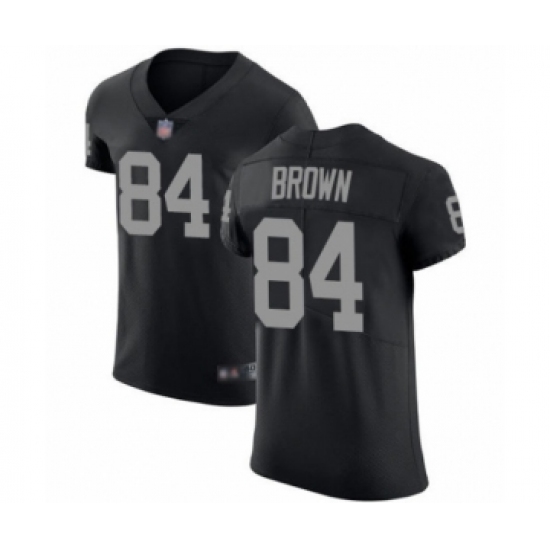 Men's Oakland Raiders 84 Antonio Brown Black Team Color Vapor Untouchable Elite Player Football Jersey