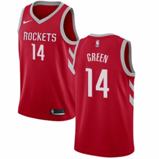 Youth Nike Houston Rockets 14 Gerald Green Swingman Red NBA Jersey - Icon Edition