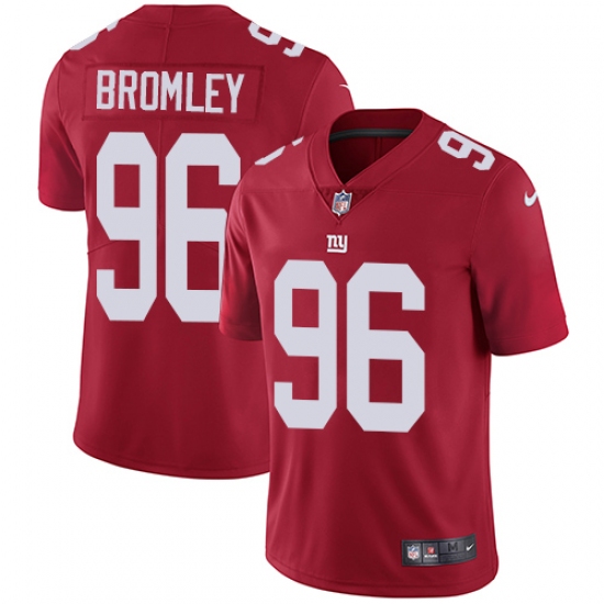 Youth Nike New York Giants 96 Jay Bromley Elite Red Alternate NFL Jersey