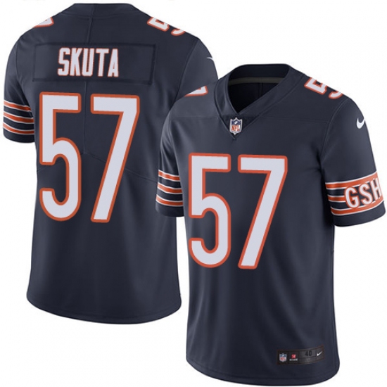 Youth Nike Chicago Bears 57 Dan Skuta Navy Blue Team Color Vapor Untouchable Limited Player NFL Jersey