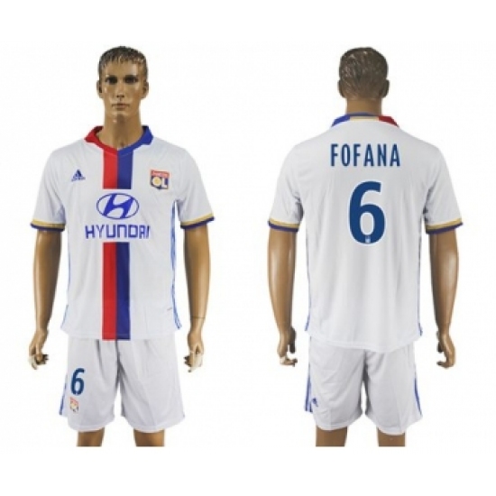 Lyon 6 Fofana Home Soccer Club Jersey