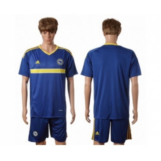 Bosnia Herzegovina Blank Home Soccer Country Jersey