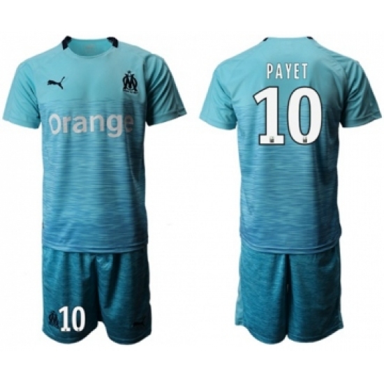 Marseille 10 Payet Away Soccer Club Jersey